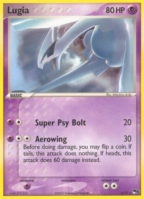 Lugia — illustrated card