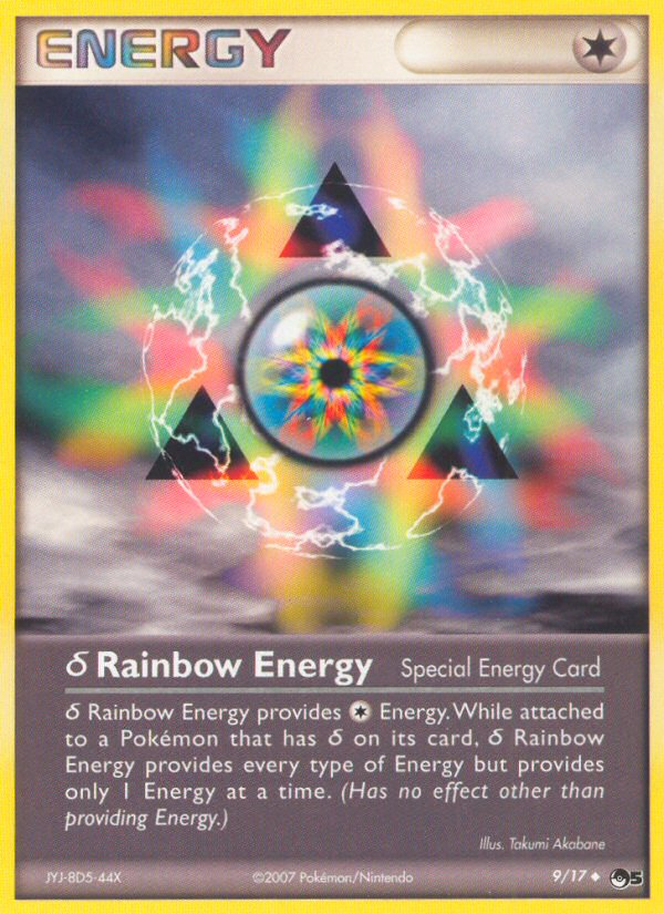 δ Rainbow Energy — illustrated card