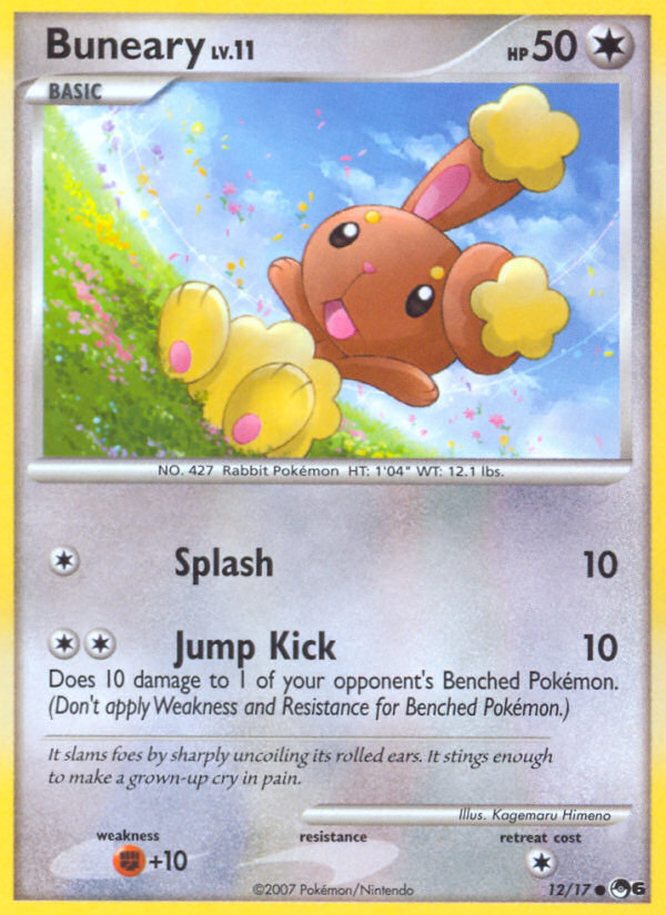 Buneary — illustrated card