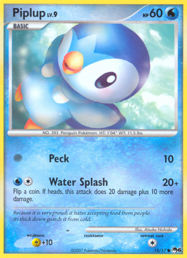 Piplup — illustrated card
