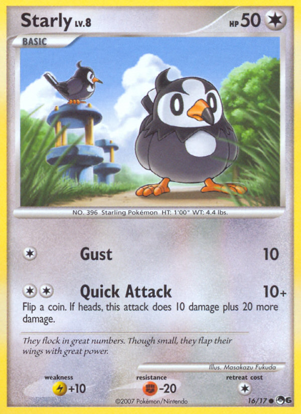 Starly — illustrated card
