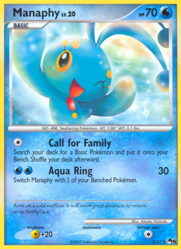 Manaphy — illustrated card