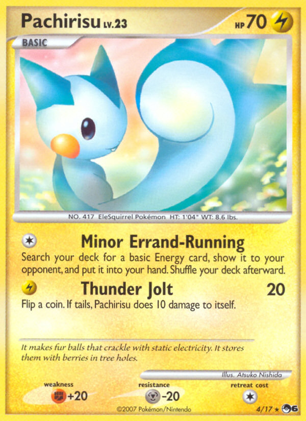 Pachirisu — illustrated card