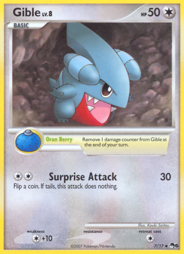 Gible — illustrated card