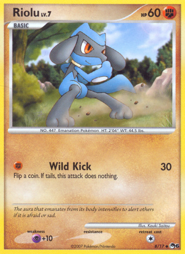 Riolu — illustrated card
