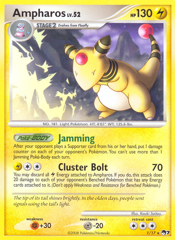 Ampharos — illustrated card