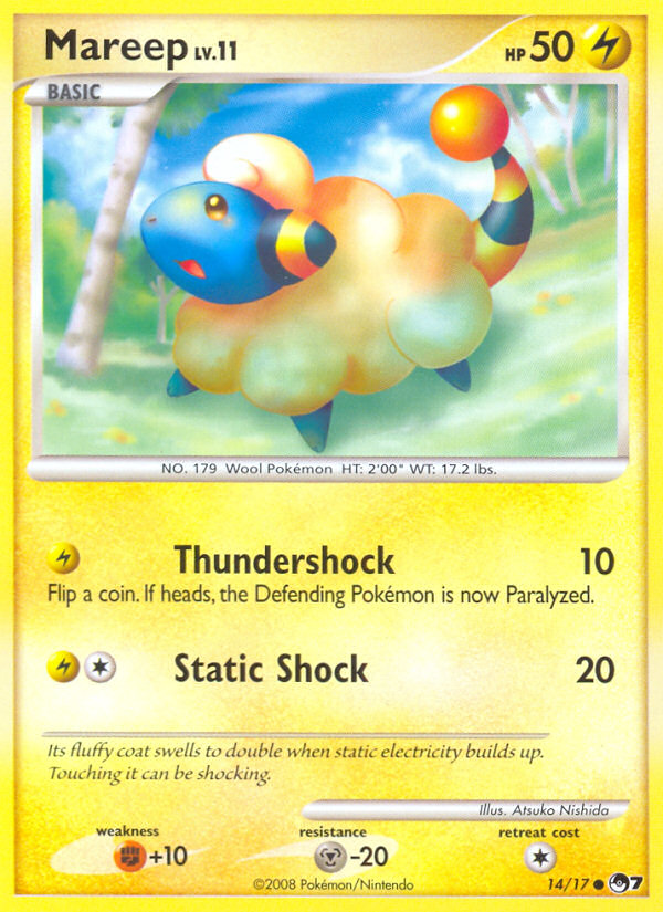 Mareep — illustrated card