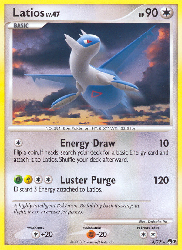 Latios — illustrated card