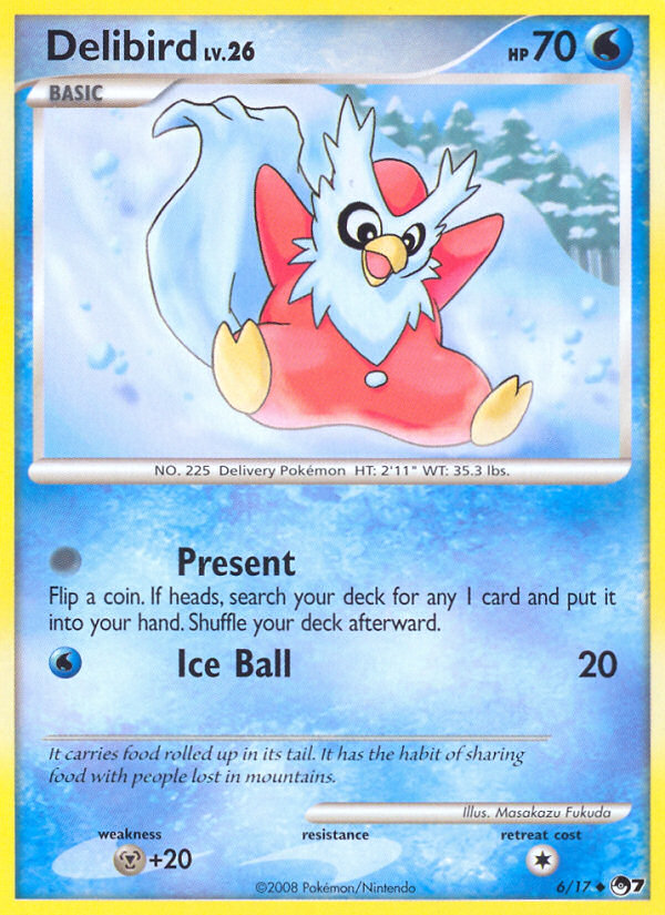 Delibird — illustrated card