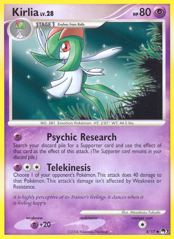 Kirlia — illustrated card