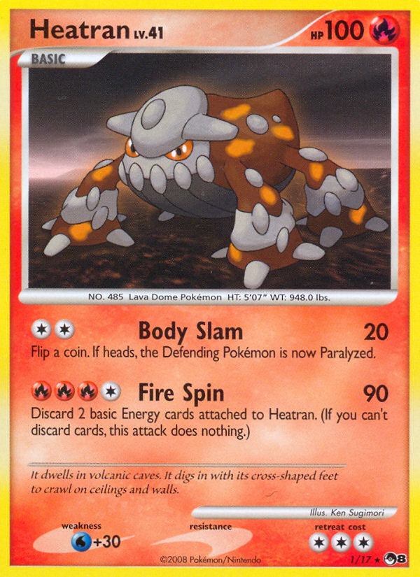 Heatran — illustrated card