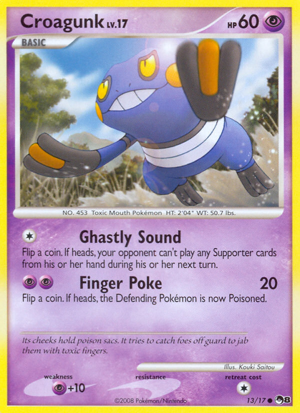 Croagunk — illustrated card