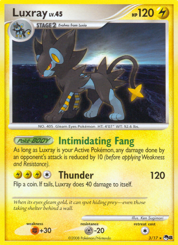 Luxray — illustrated card