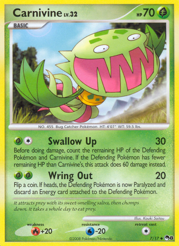 Carnivine — illustrated card