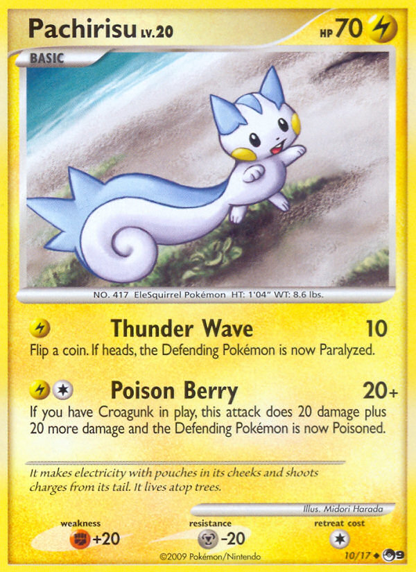 Pachirisu — illustrated card