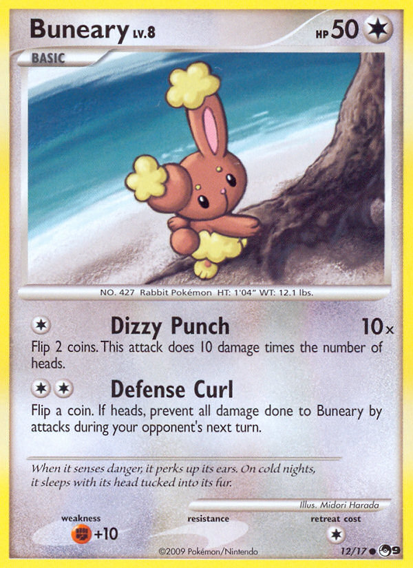 Buneary — illustrated card