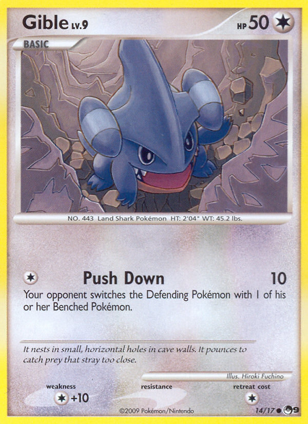 Gible — illustrated card
