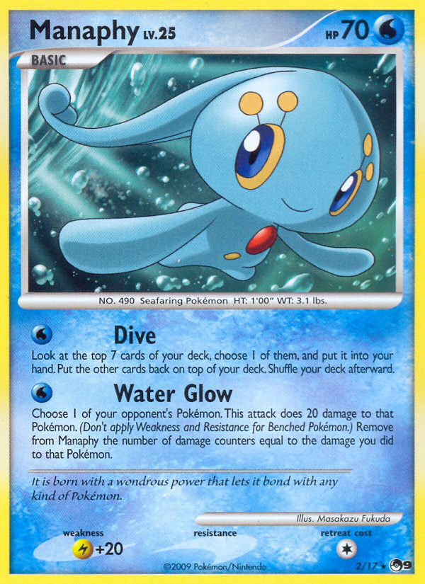 Manaphy — illustrated card