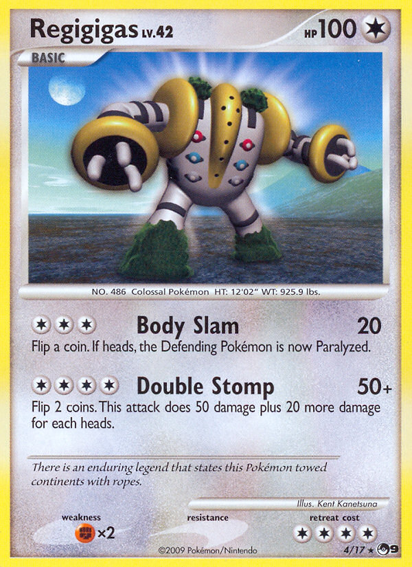 Regigigas — illustrated card