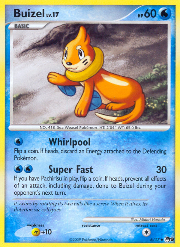 Buizel — illustrated card