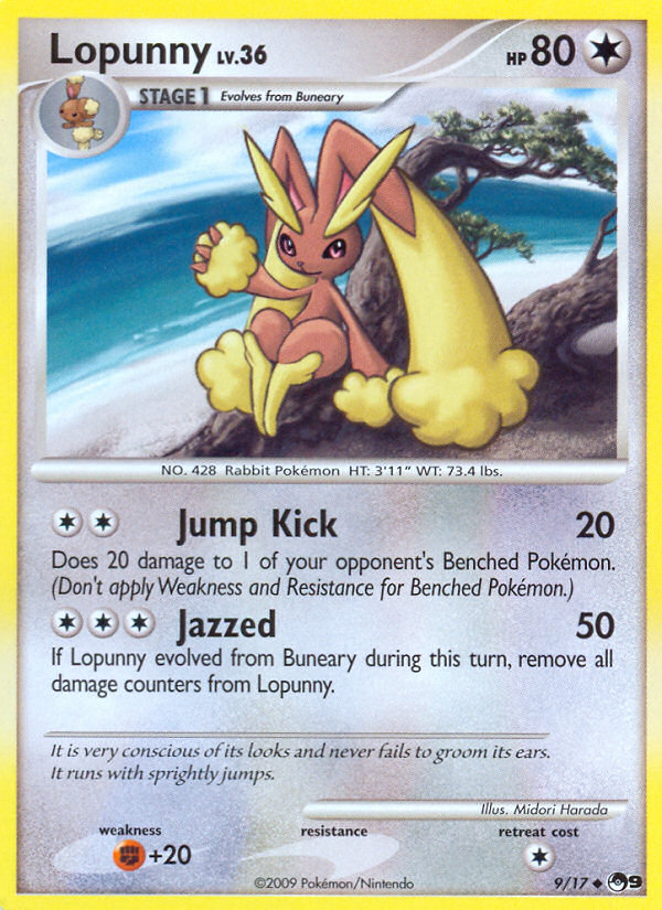 Lopunny — illustrated card