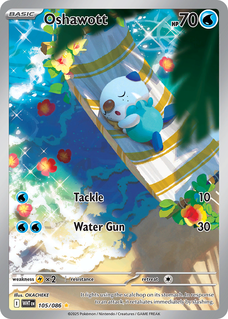 Oshawott — illustrated card