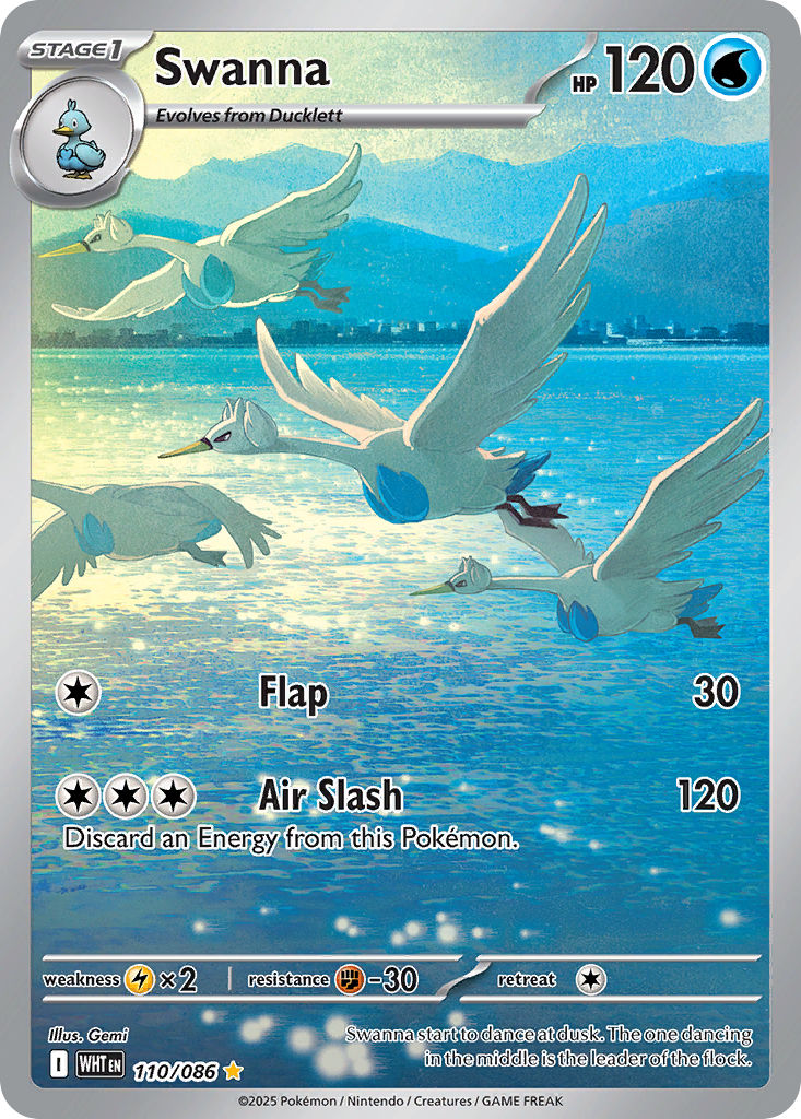 Swanna — illustrated card