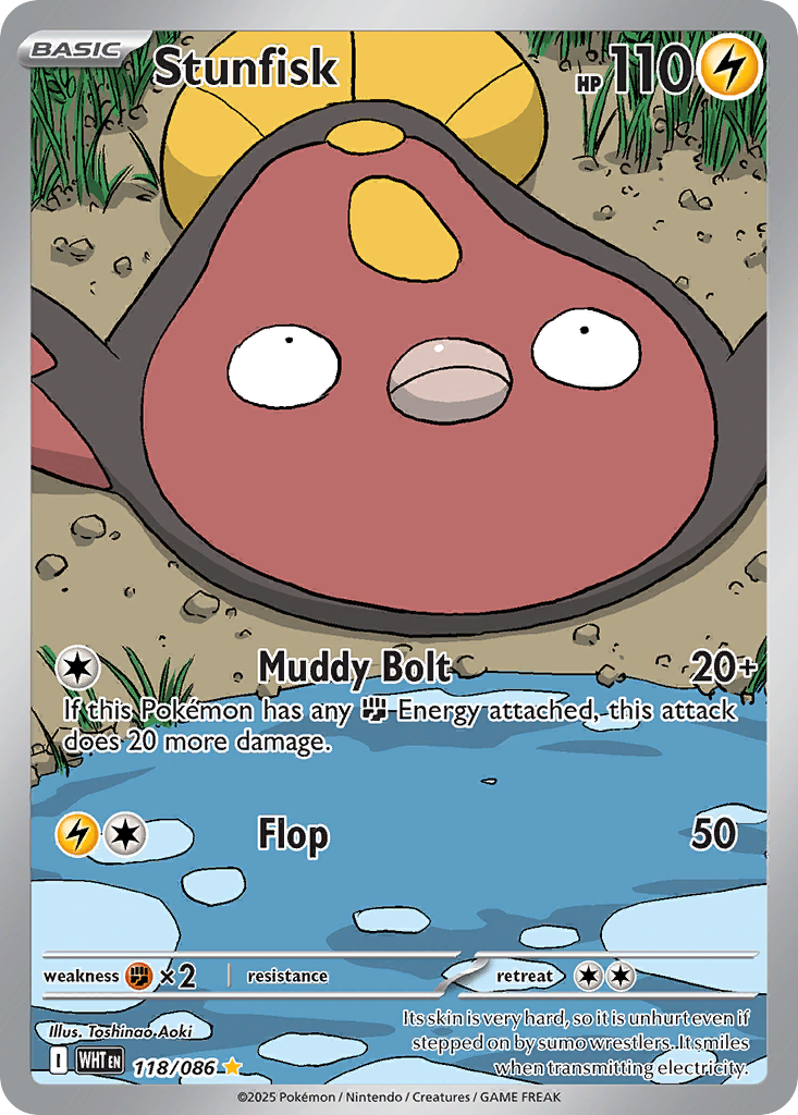 Stunfisk — illustrated card