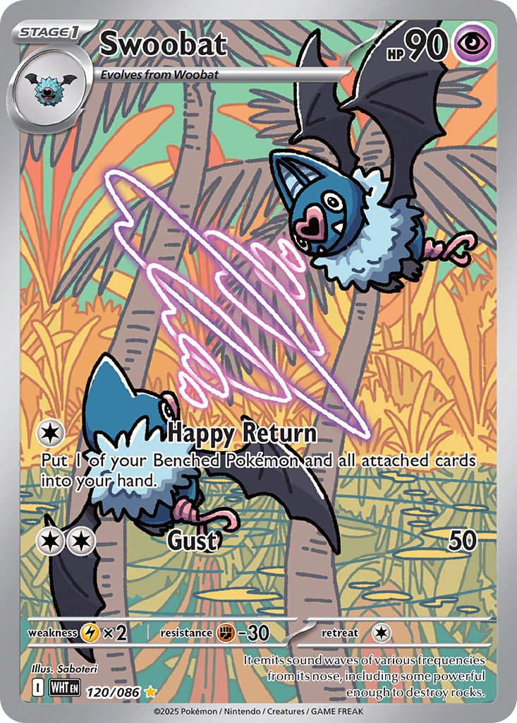 Swoobat — illustrated card