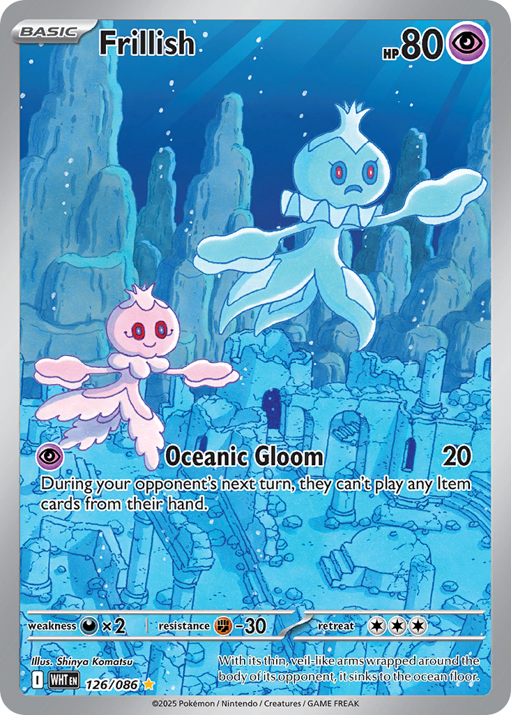 Frillish — illustrated card