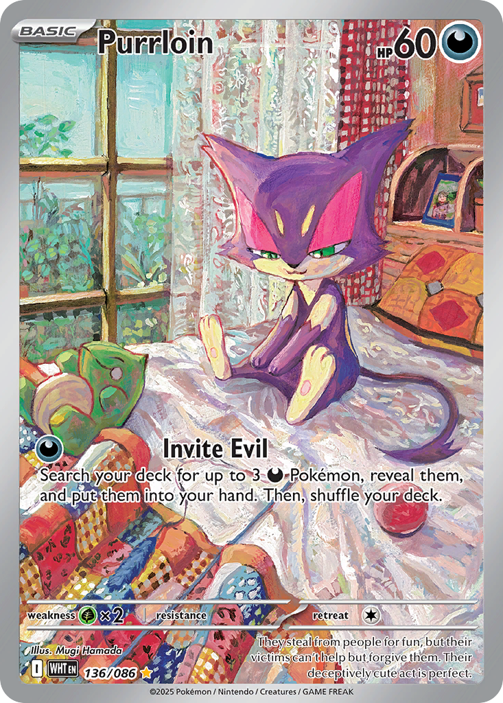 Purrloin — illustrated card