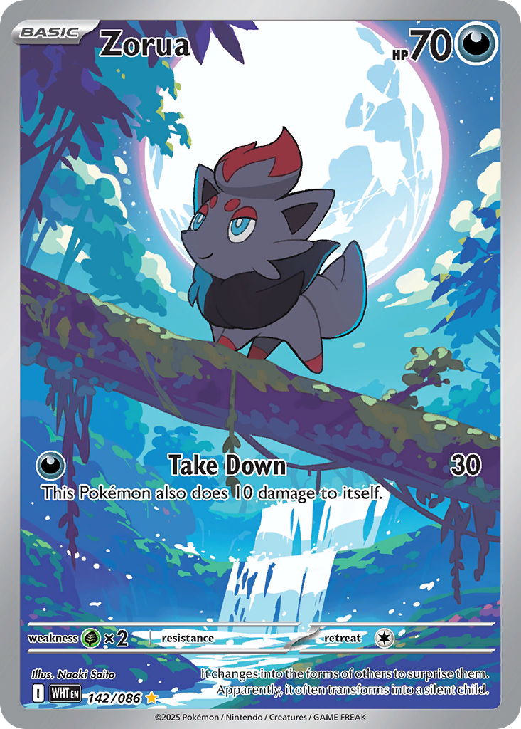 Zorua — illustrated card
