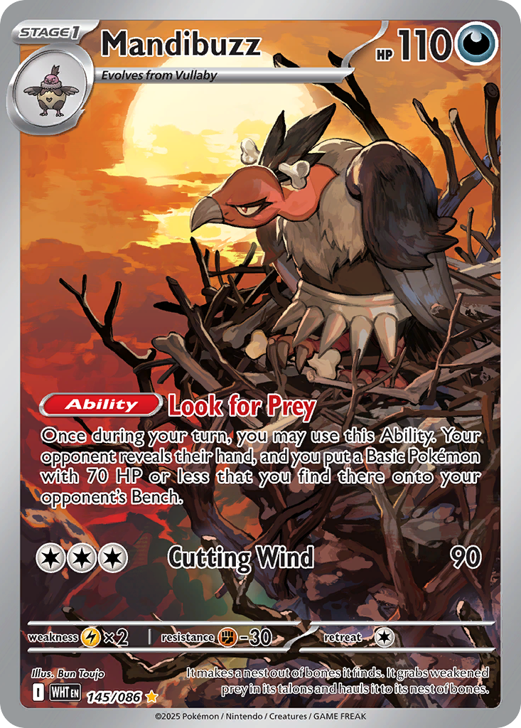 Mandibuzz — illustrated card