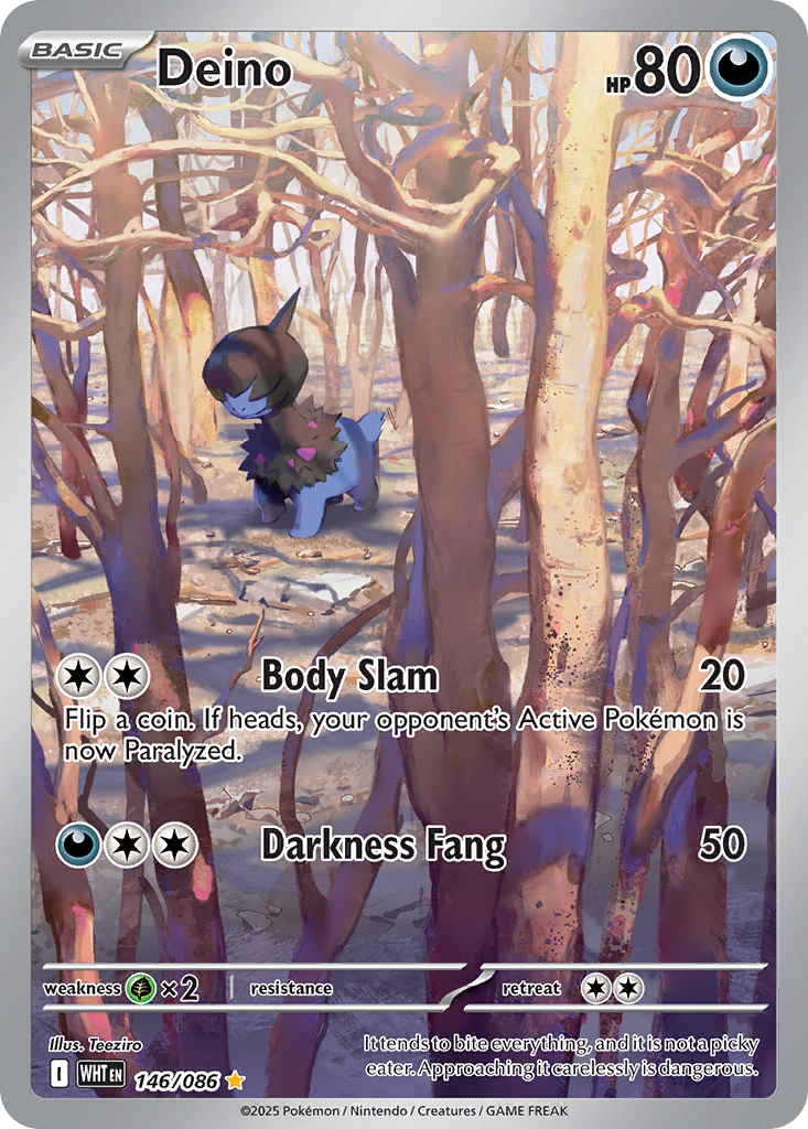 Deino — illustrated card
