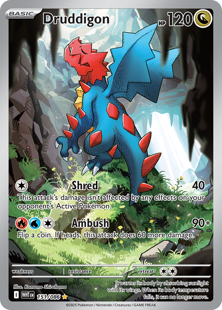 Druddigon — illustrated card