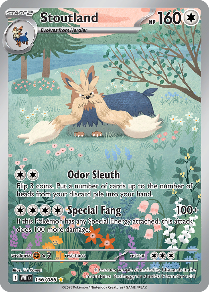 Stoutland — illustrated card