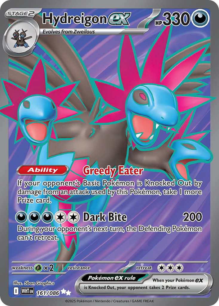 Hydreigon ex — illustrated card