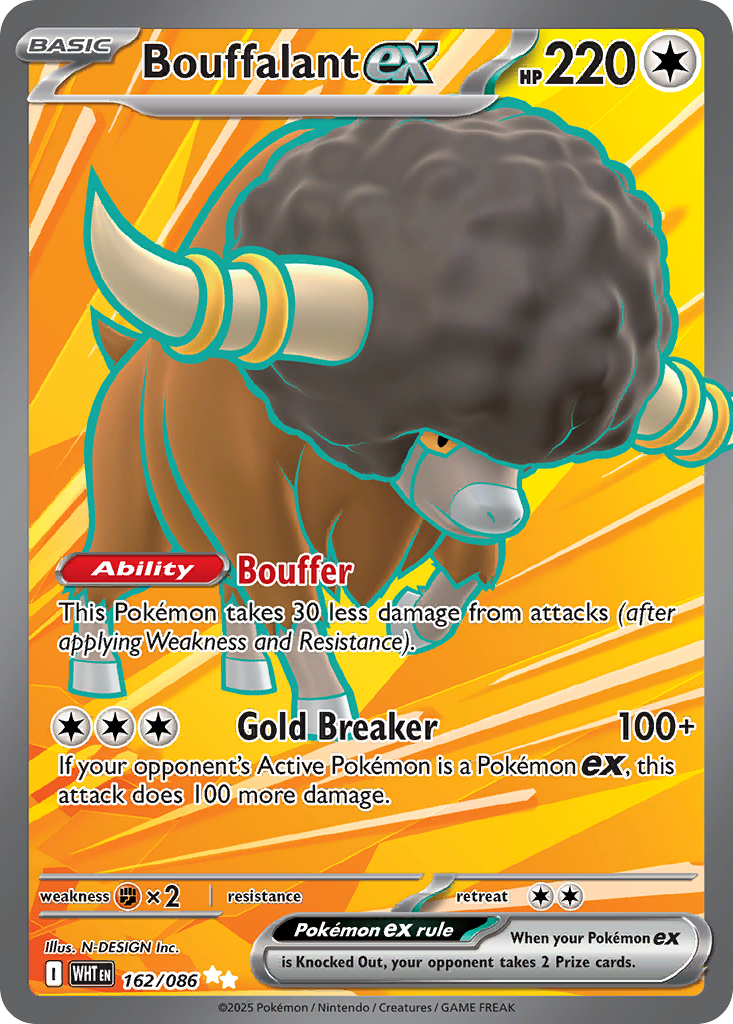 Bouffalant ex — illustrated card