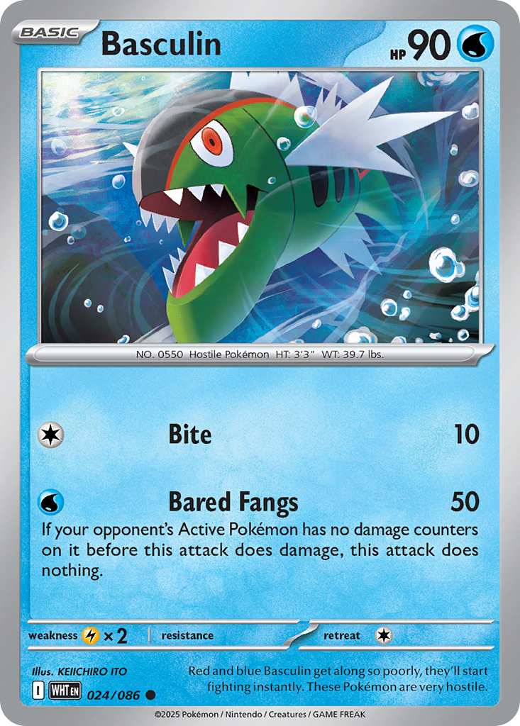 Basculin — illustrated card