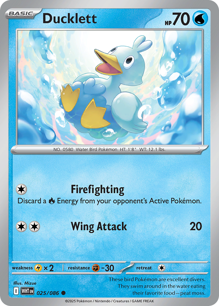 Ducklett — illustrated card