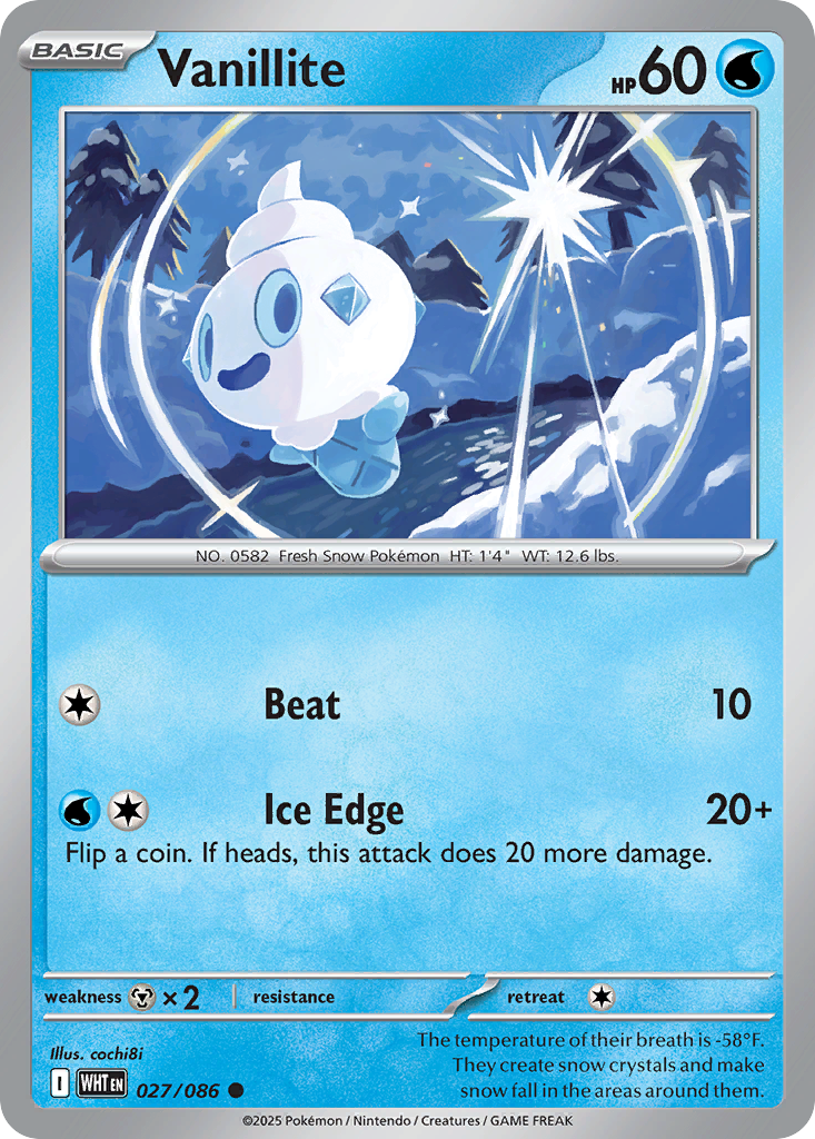 Vanillite — illustrated card