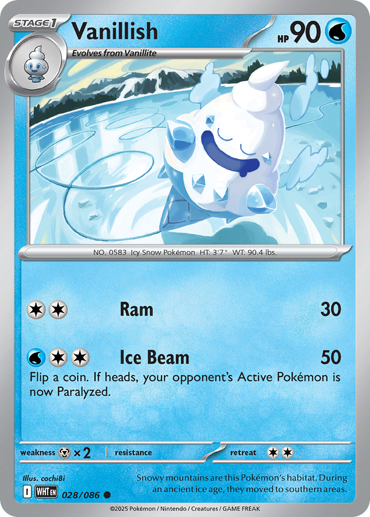 Vanillish — illustrated card