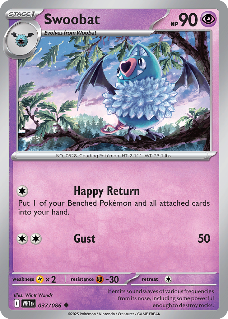 Swoobat — illustrated card