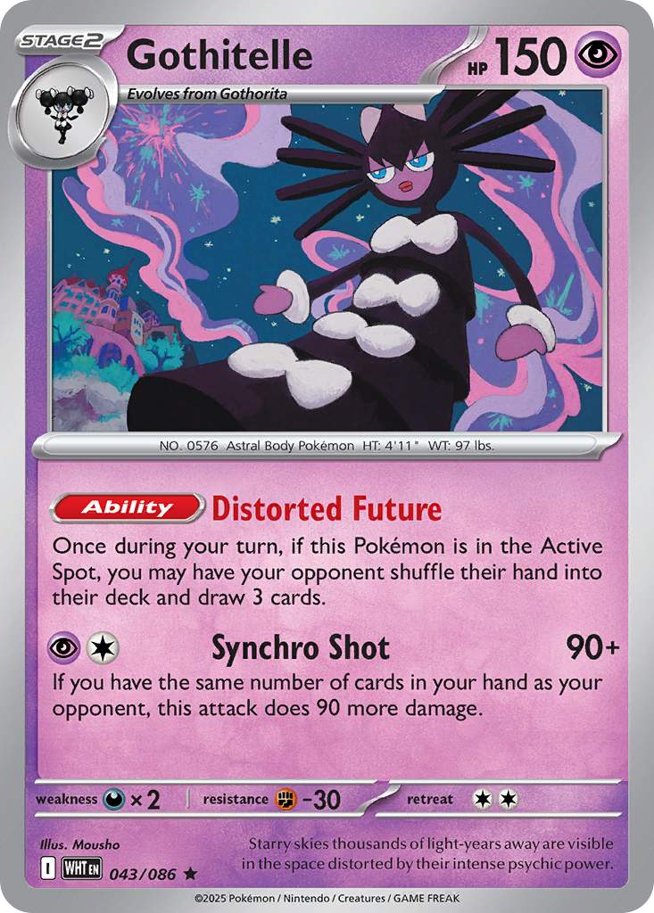 Gothitelle — illustrated card
