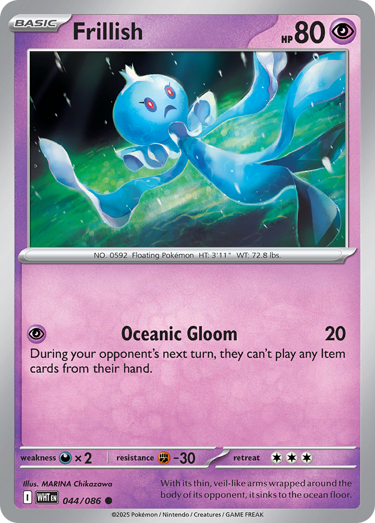 Frillish — illustrated card
