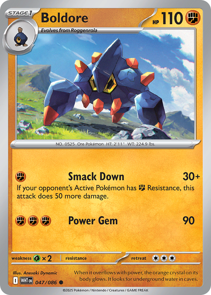 Boldore — illustrated card
