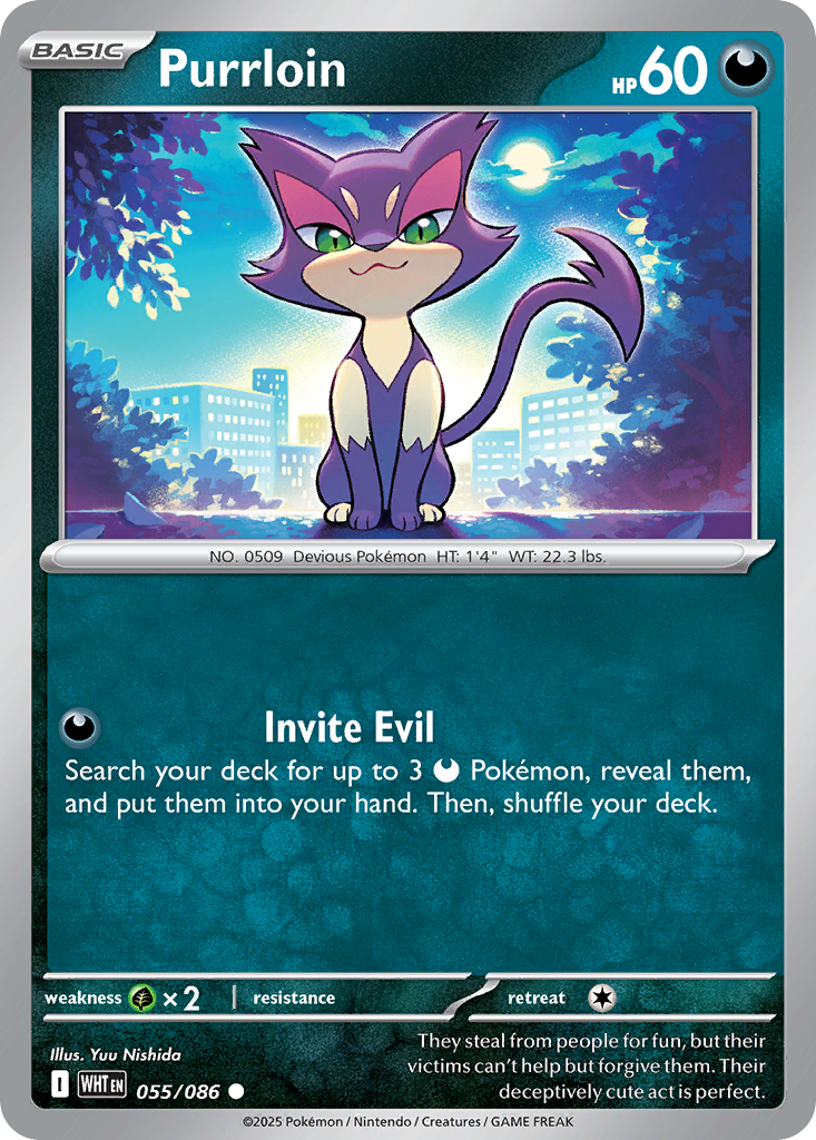 Purrloin — illustrated card