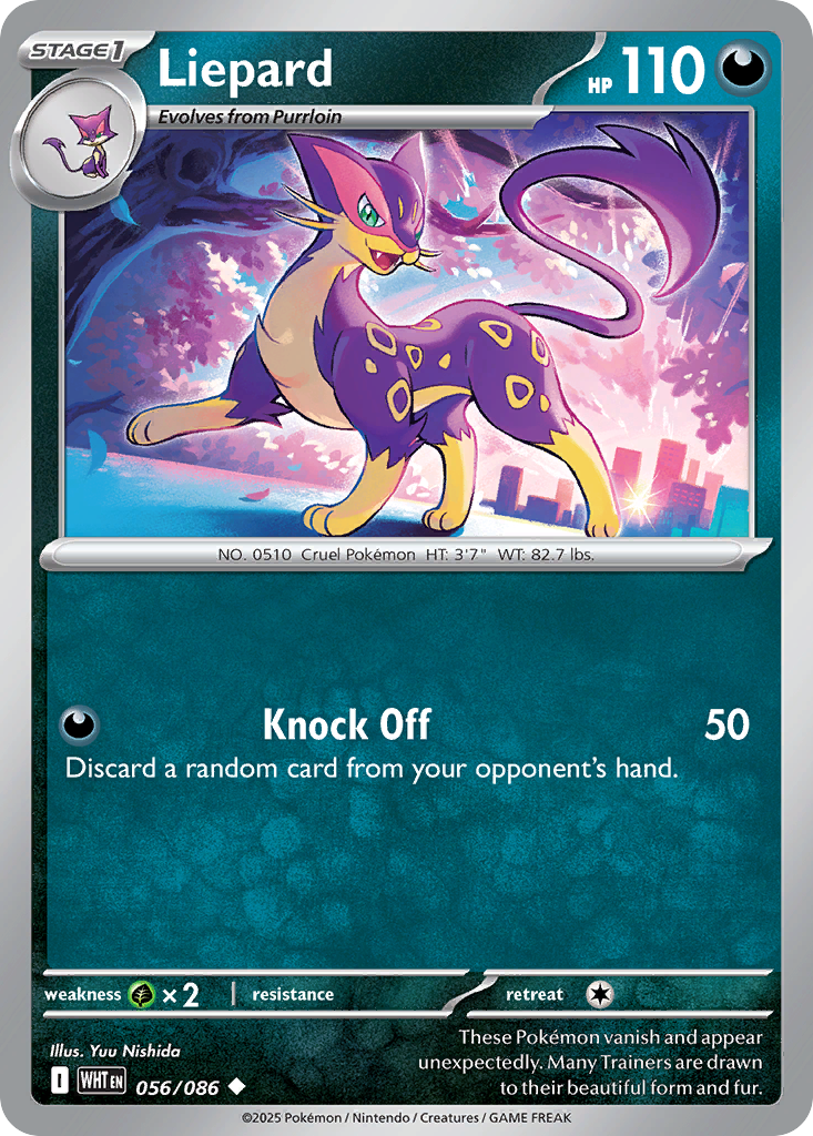 Liepard — illustrated card