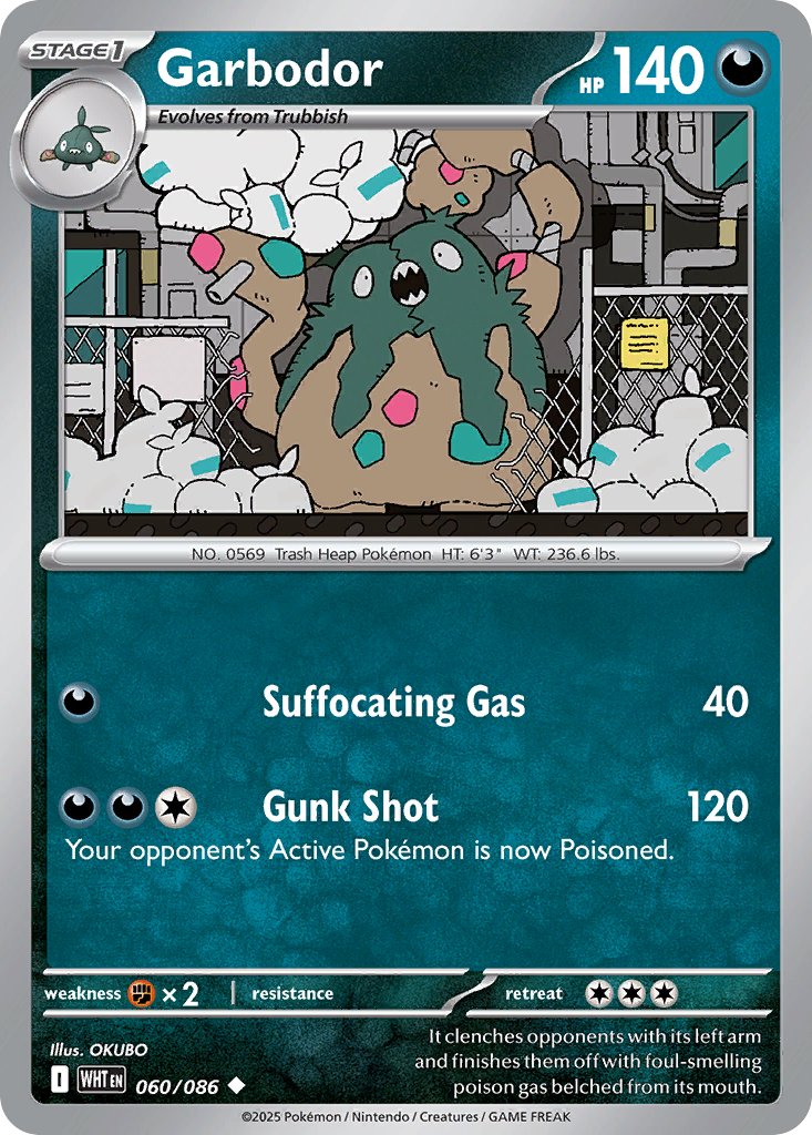 Garbodor — illustrated card
