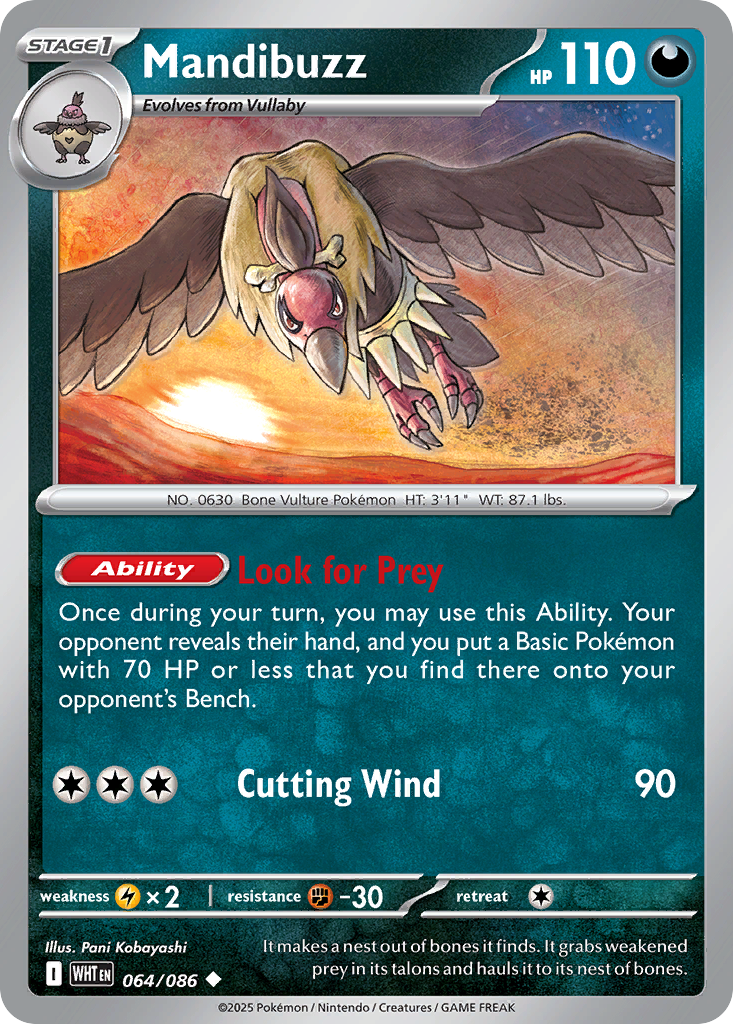 Mandibuzz — illustrated card
